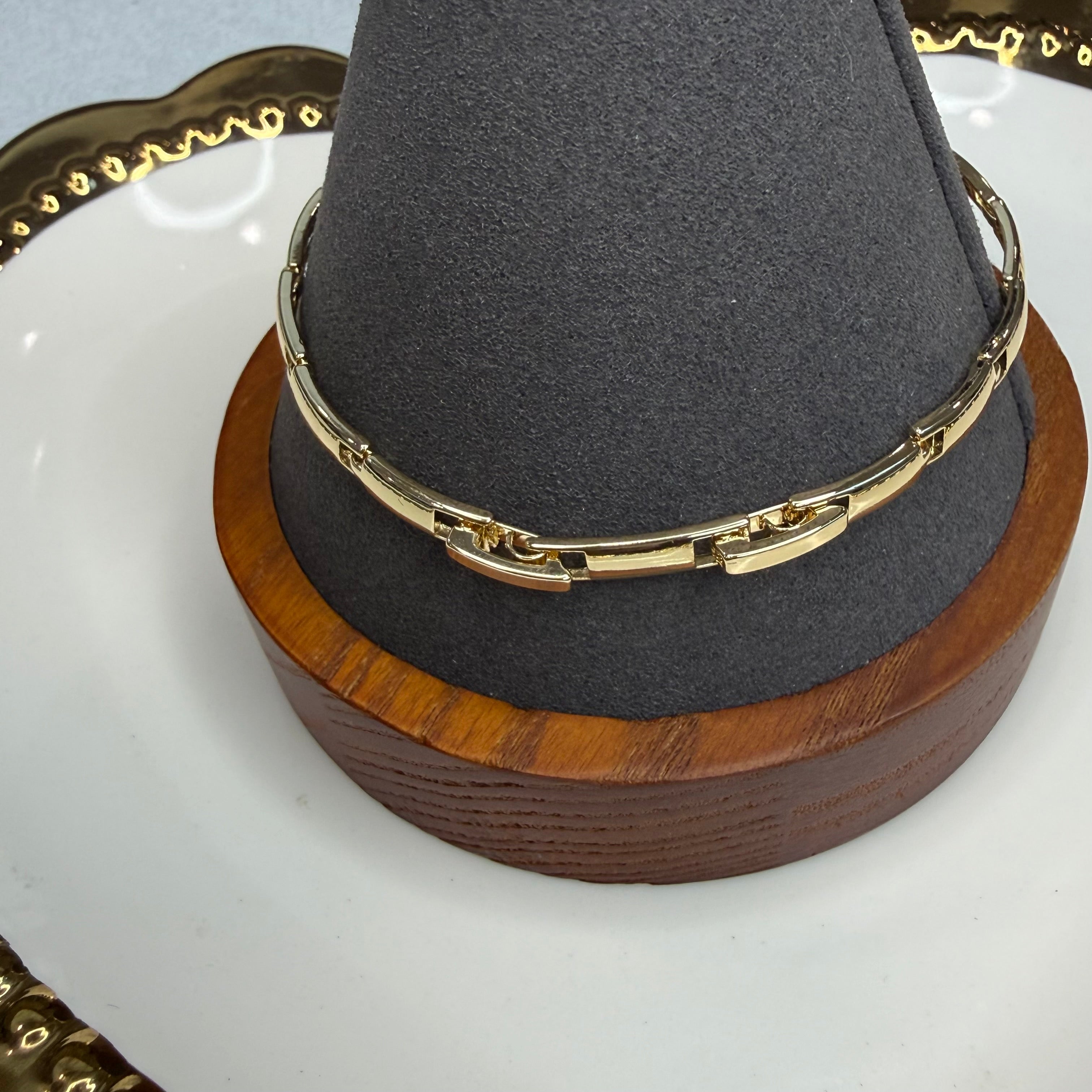 Gold plated bracelet
