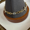 Gold plated bracelet