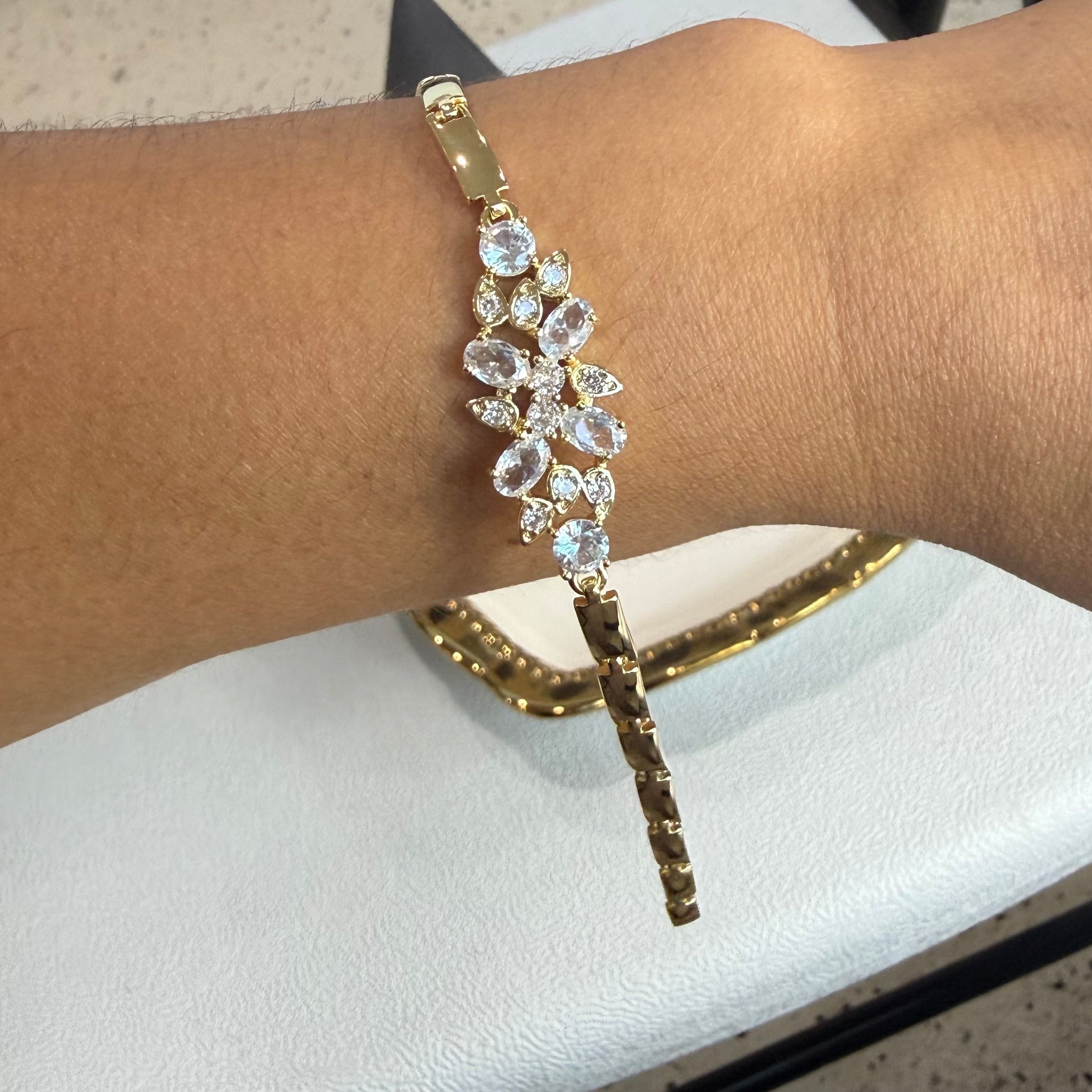 Gold plated bracelet
