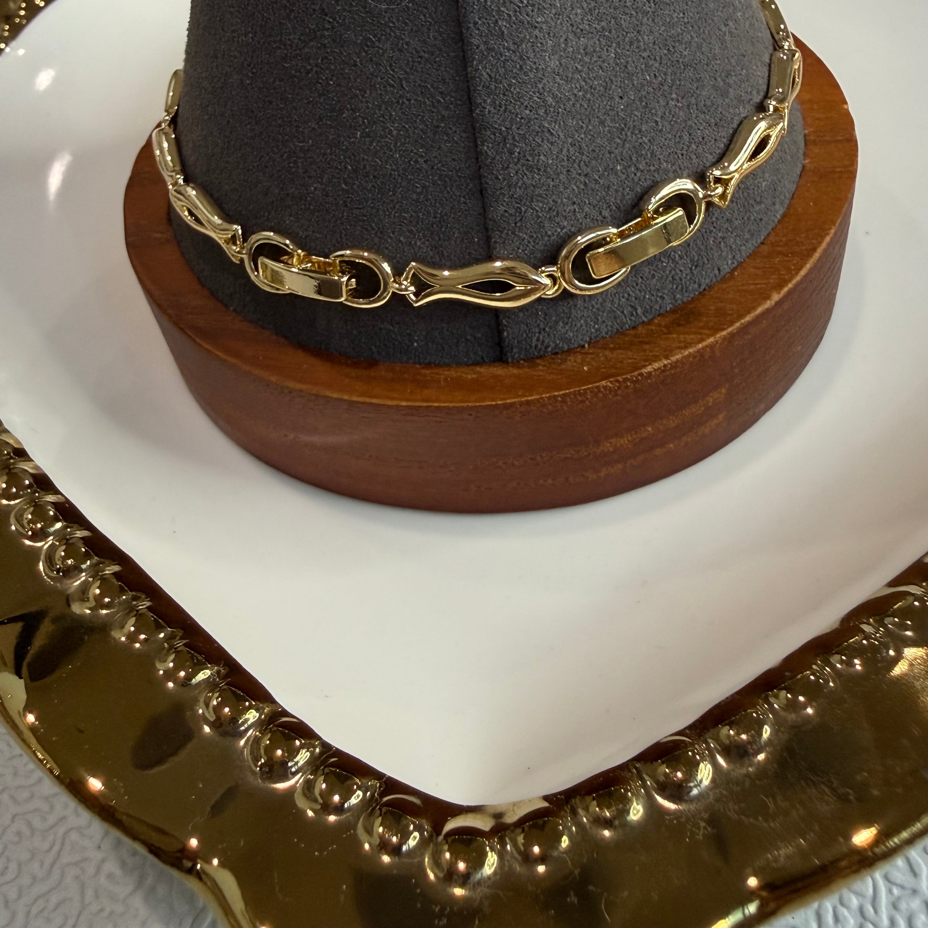Gold plated bracelet