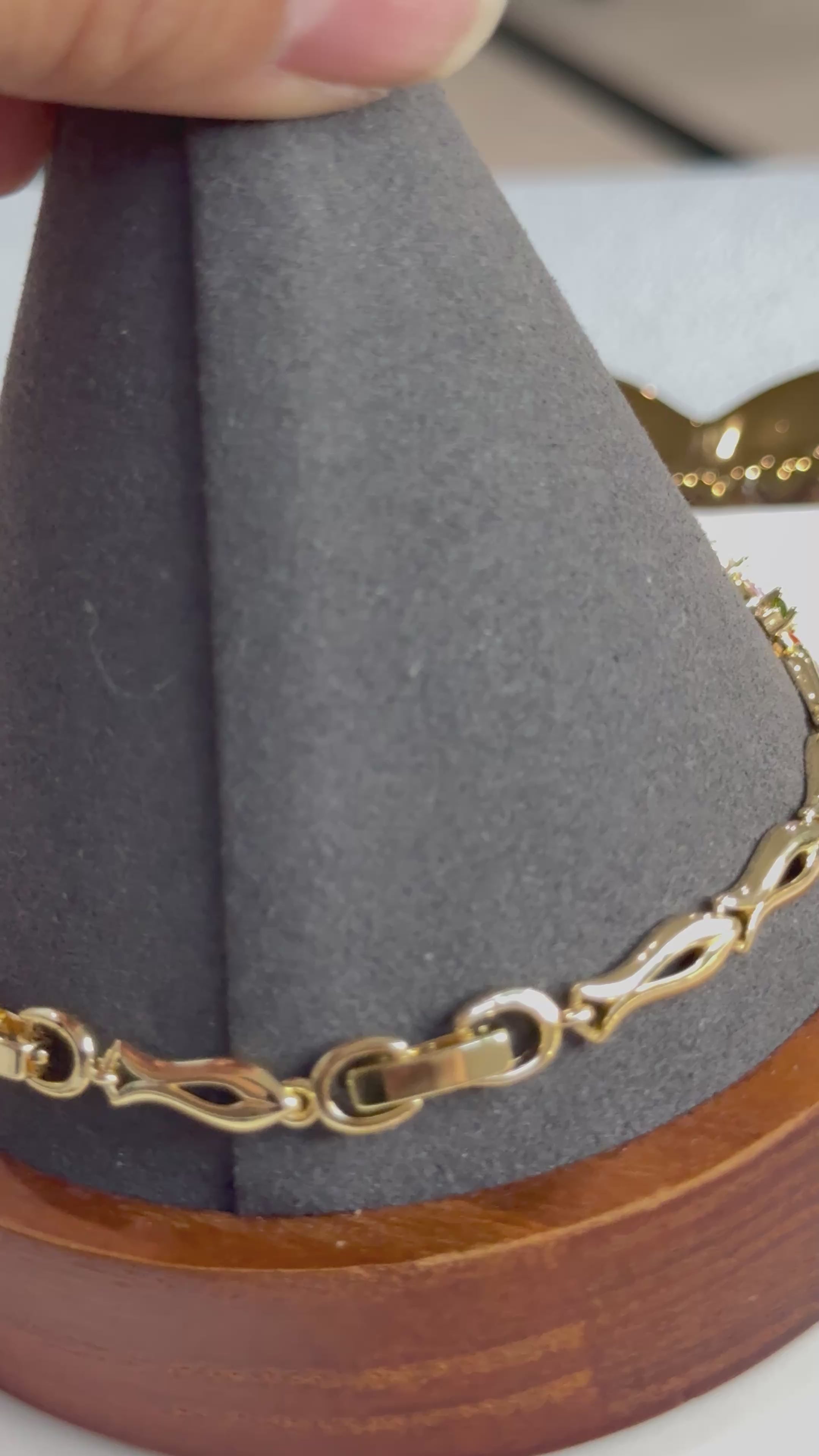 Gold plated bracelet